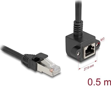 Delock CAT.6 F/UTP, 0,5 nagyítás