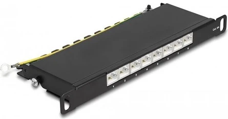 Delock CAT.6A 0,5U FEKETE nagyítás