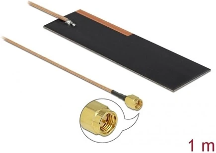 Delock DBI RG-178 1 M PCB nagyítás