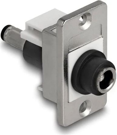 Delock DC 5,5 X 2,5 MM-ES ANYA-DC 5,5 X 2,1 MM-ES APA EZÜST nagyítás