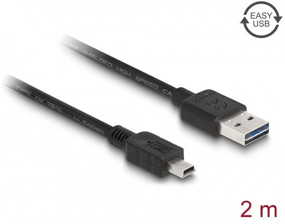 Delock GT; USB 2.0-S MINI-B-TÍPUSÚ nagyítás