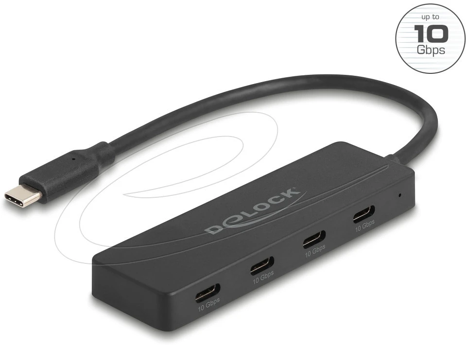 Delock HUB 4 X USB nagyítás