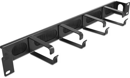 Delock KÁBELBEMENETTEL 1U FEKETE nagyítás