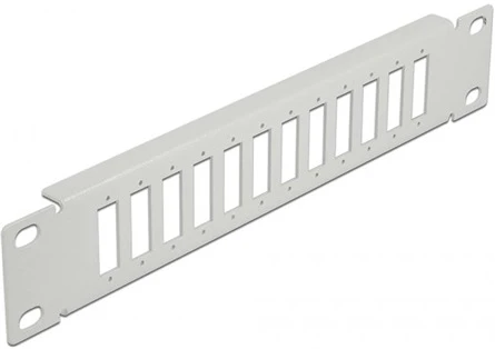 Delock LC QUAD-HEZ 1U SZÜRKE nagyítás