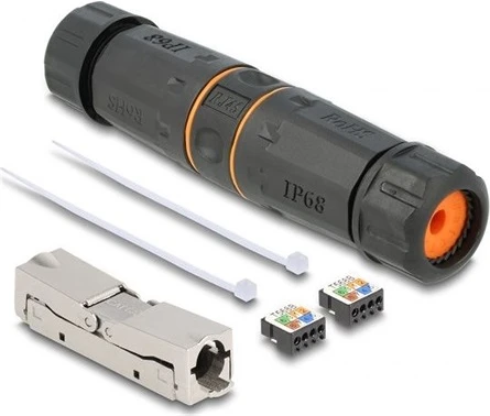 Delock LSA CAT6A -&GT; LSA CAT6A F/F nagyítás