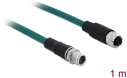 Delock M12 8PIN X-CODE -&GT; M12 8PIN X-CODE M/F nagyítás