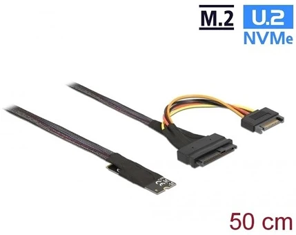 Delock M.2 M -&GT; U.2 SFF-8639 nagyítás