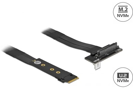 Delock M.2 M -&GT; U.2 SFF-8639 M/F nagyítás