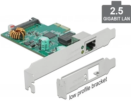 Delock POE+ RTL8125 2,5GB/S nagyítás
