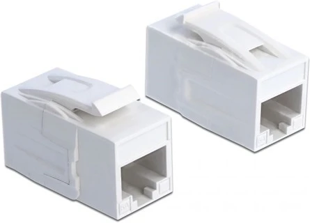 Delock RJ45-ALJZAT &GT; RJ45-ALJZAT, CAT.6A UTP, FEHÉR nagyítás
