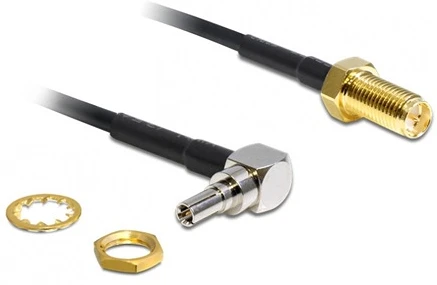 Delock RP-SMA -&GT; CRC-9 M/F nagyítás