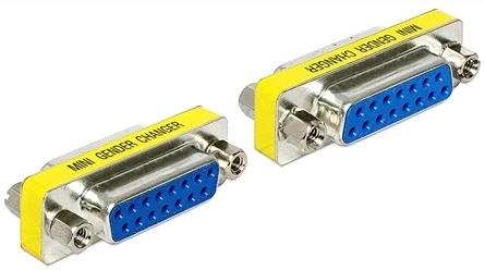 Delock SUB-D 15PIN F/F nagyítás