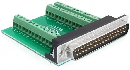 Delock SUB-D 37PIN -&GT nagyítás