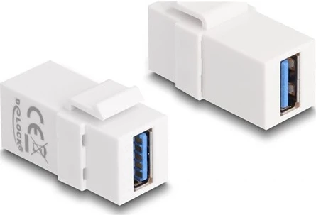 Delock USB 3.0 A-CSATLAKOZÓHÜVELY > USB 3.0 A-CSATLAKOZÓHÜVELY nagyítás