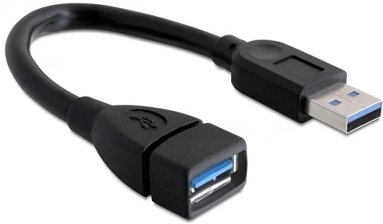Delock USB 3.0 HOSSZABBÍTÓ KÁBEL - 15CM 82776 nagyítás