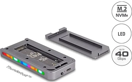 Delock USB 40 GBPS HÁZ FOR 1 DB. M.2 nagyítás