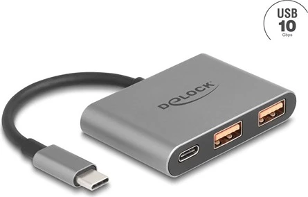 Delock USB HUB 10 GBPS USB nagyítás