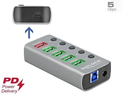 Delock USB5: 5V/2,4A nagyítás