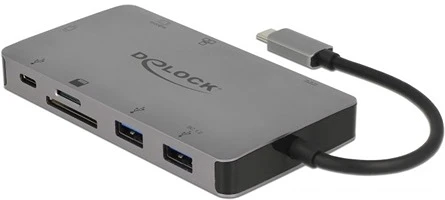 Delock VGA / USB 3.1 / SD / LAN nagyítás