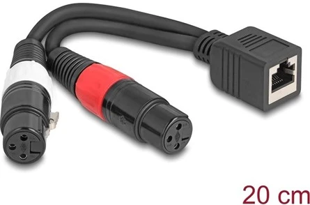 Delock XLR 3 TŰS nagyítás