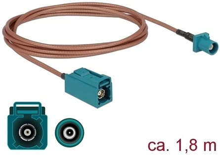 Delock Z-HÜVELY RG-316 1,8 M nagyítás
