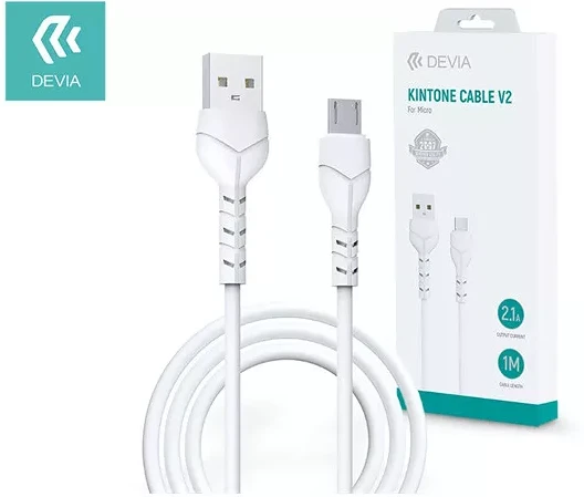 Devia USB - 5V/2.1A - WHITE nagyítás