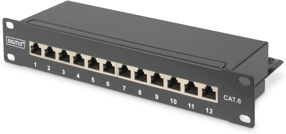 Digitus DN-91612S CAT.6 12PORT nagyítás