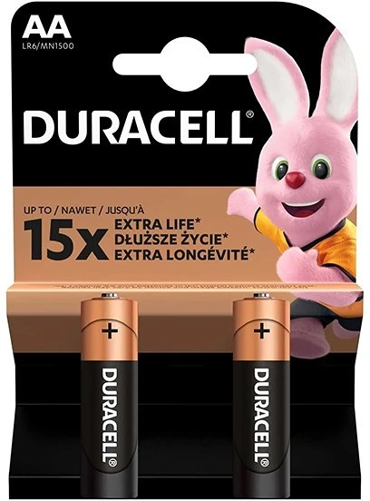 Duracell MN1500 AA 2-ES nagyítás