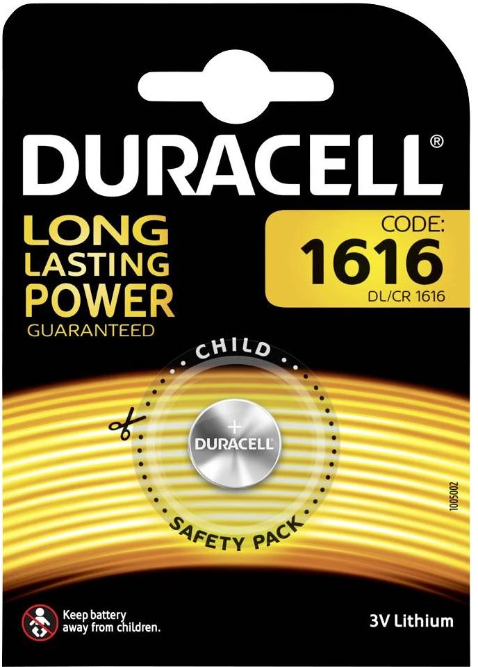Duracell DL1616 nagyítás