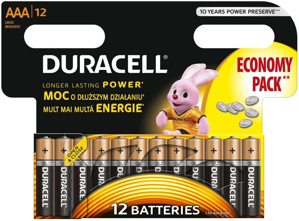 Duracell LR03 10PP100006 AAA nagyítás