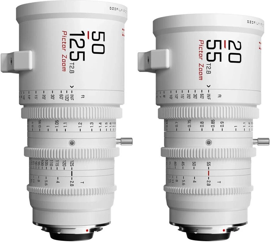 Dzofilm BUNDLE_50-125/20-55 T2.8 WHT nagyítás
