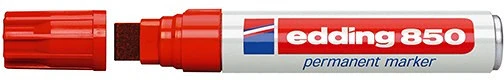 Edding 850 PIROS nagyítás