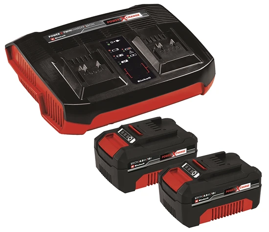 Einhell 2X 4,0 AH POWER X-CH TWINCHARGER KIT nagyítás