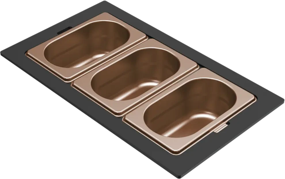 Elleci 366 HÁROMRÉSZESBRONZ nagyítás