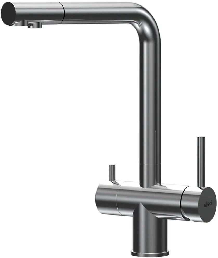 Elleci CROSS PURE  SZATINÁLT KRÓM (MIKCROCS nagyítás