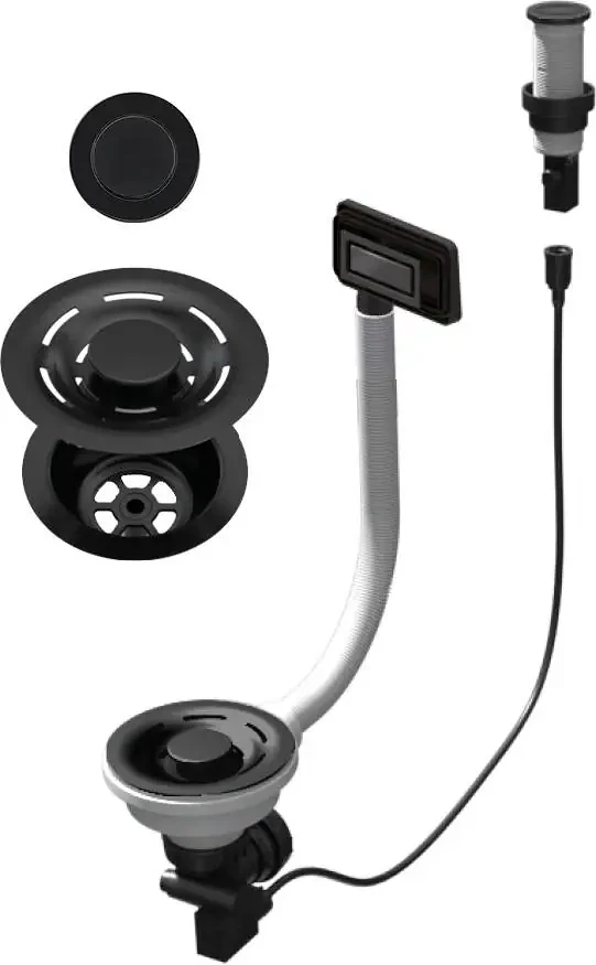 Elleci FLOW-PRO OPEN UP (NYOMÓGOMBOS) AUTOMATA DUGÓKIEMELŐ EGYMEDENCÉS MOSOGATÓKHOZ-2 nagyítás