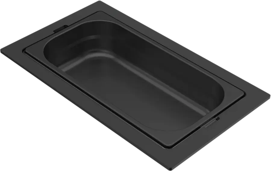 Elleci GOURMET 366 EGYRÉSZES FEKETE TÁROLÓ EDÉNY HPL KERETTEL nagyítás