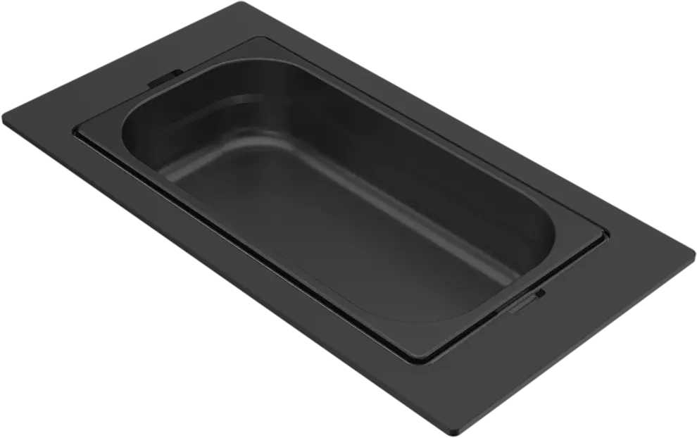 Elleci GOURMET 378 EGYRÉSZES FEKETE TÁROLÓ EDÉNY HPL KERETTEL nagyítás