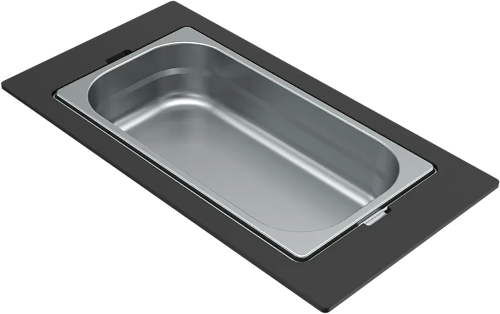 Elleci GOURMET 378 EGYRÉSZES INOX TÁROLÓ EDÉNY HPL KERETTEL nagyítás