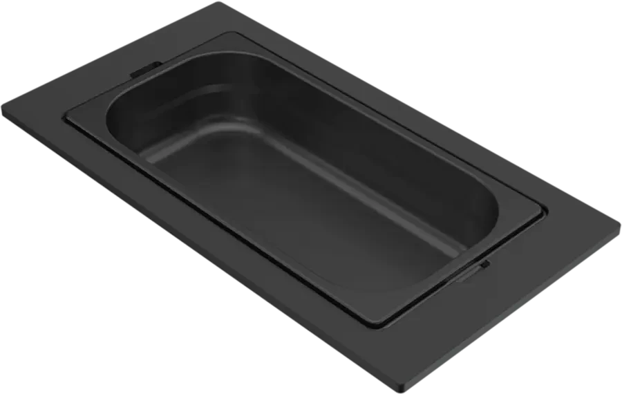 Elleci GOURMET 410 EGYRÉSZES FEKETE TÁROLÓ EDÉNY HPL KERETTEL nagyítás