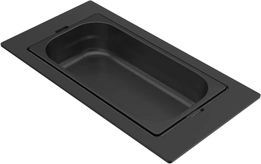 Elleci GOURMET 418 EGYRÉSZES FEKETE TÁROLÓ EDÉNY HPL KERETTEL nagyítás