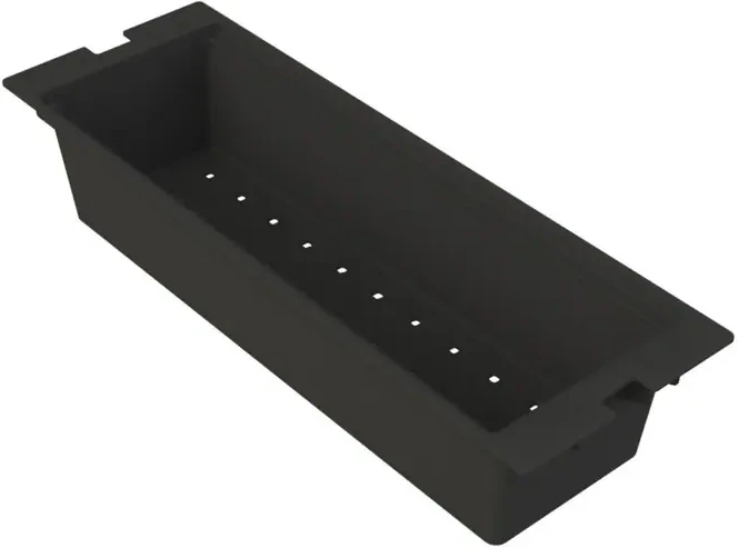 Elleci MŰANYAG, FEKETE GYÜMÖLCSMOSÓ KOSÁR DIAGOLO MOSOGATÓHOZ nagyítás