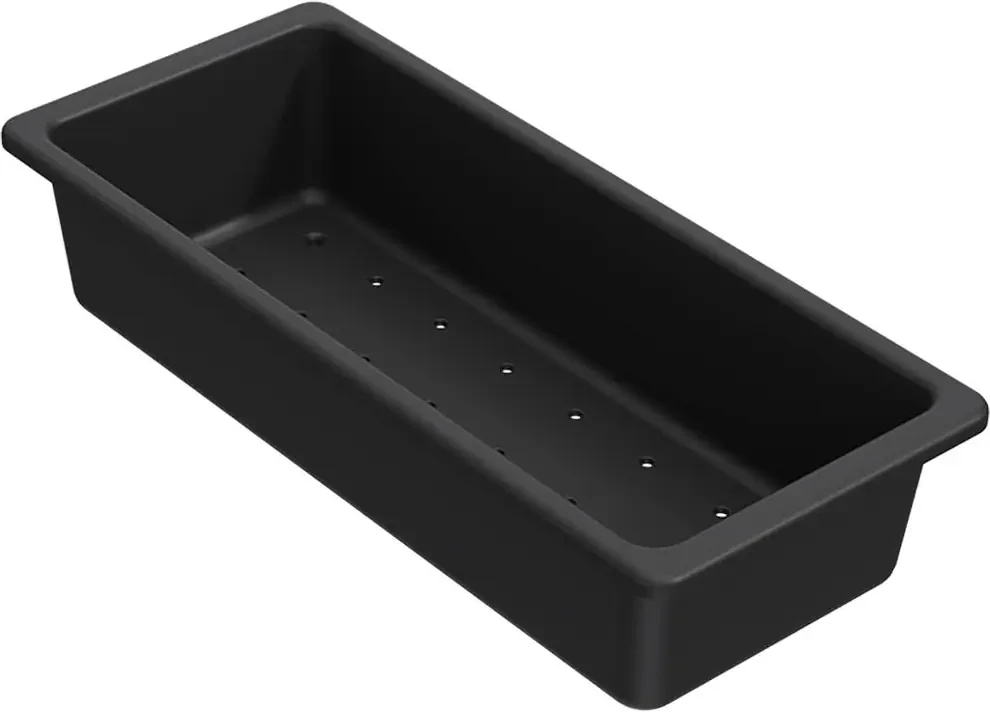 Elleci MŰANYAG, FEKETE GYÜMÖLCSMOSÓ KOSÁR - ÚJ nagyítás