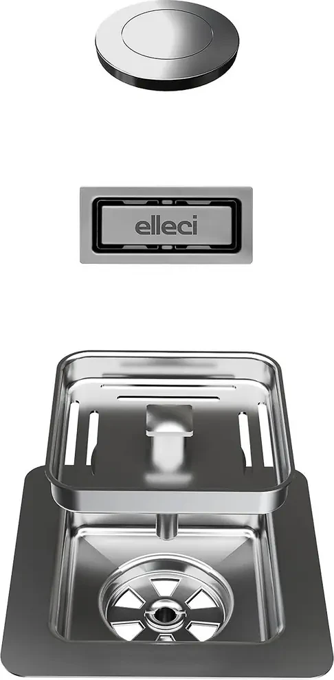 Elleci SQUARE OPEN UP (NYOMÓGOMBOS) AUTOMATA DUGÓKIEMELŐ  KARISMA MOSOGATÓKHOZ - ÚJ nagyítás