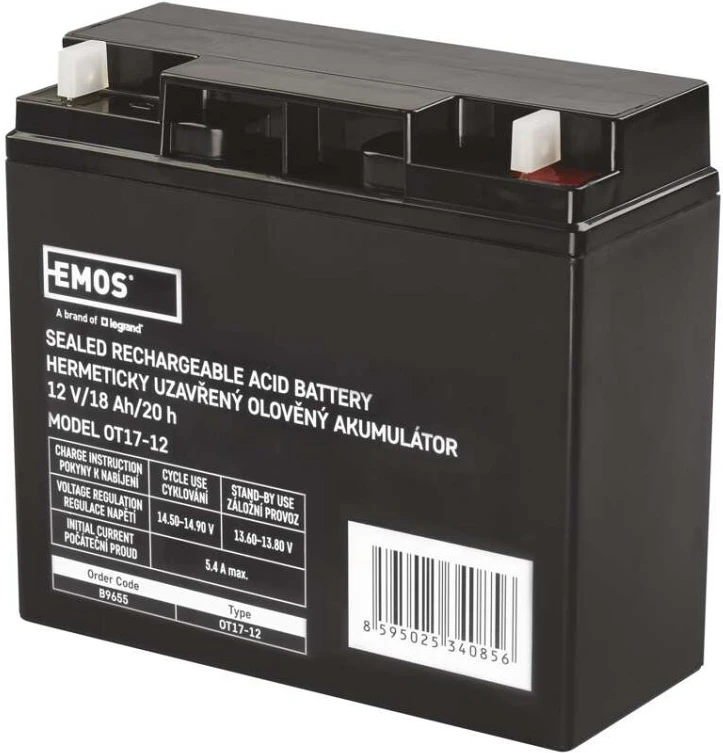 Emos 12V 18AH nagyítás