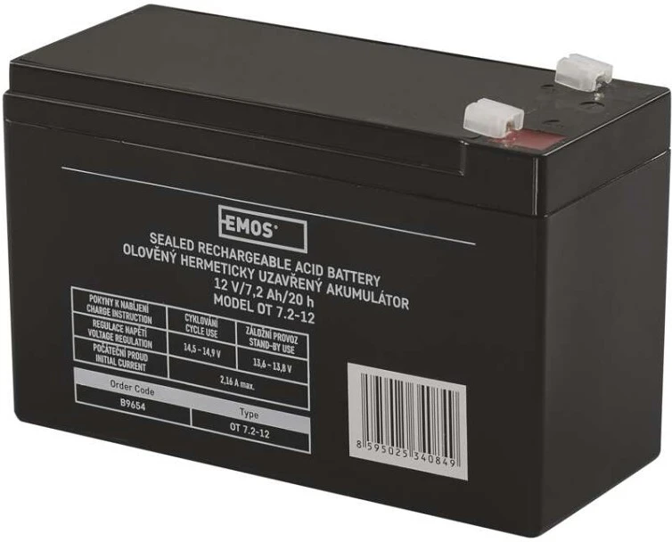 Emos 12V 7.2AH nagyítás