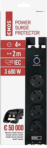 Emos 2M 1800J FEKETE nagyítás