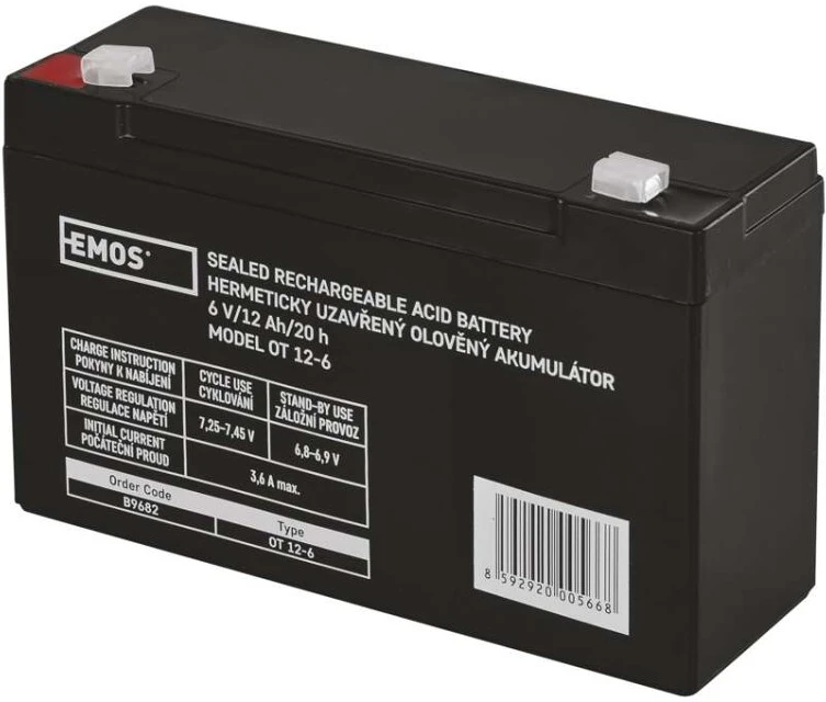 Emos 6V 12AH nagyítás