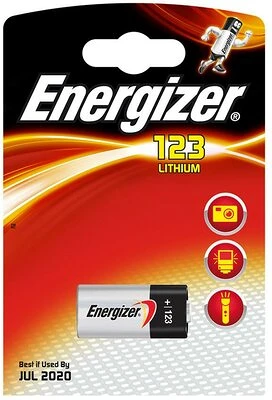 Energizer CR123A nagyítás