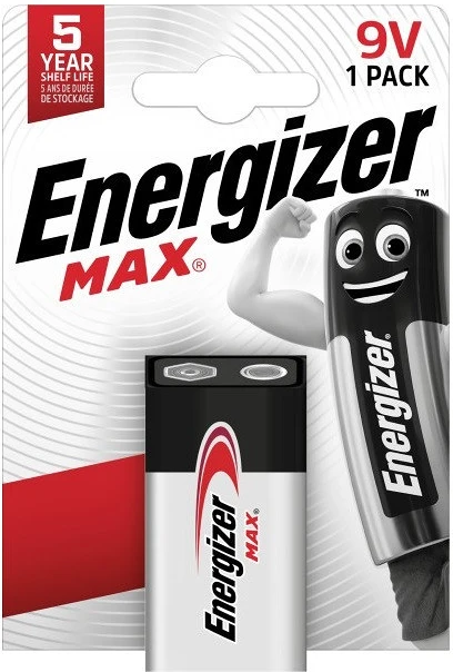 Energizer 9V 6LR61 nagyítás